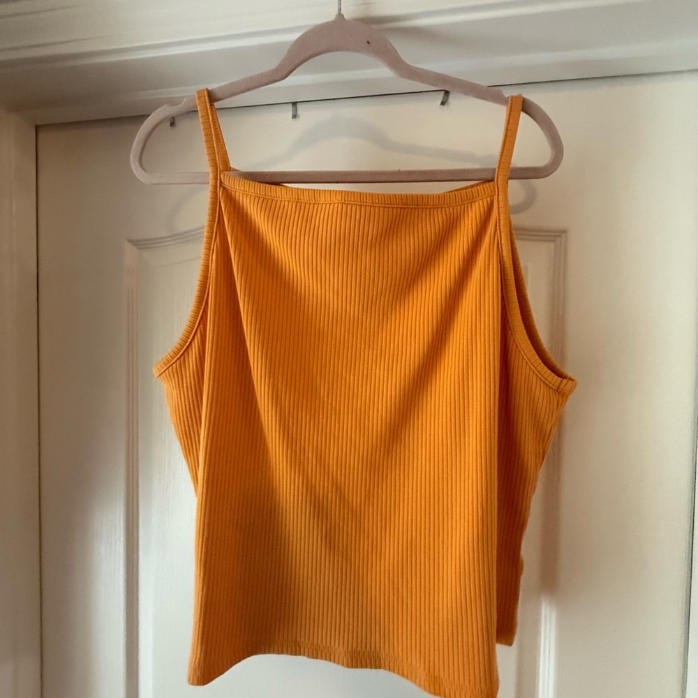 Old Navy Orange Ribbed Camisole